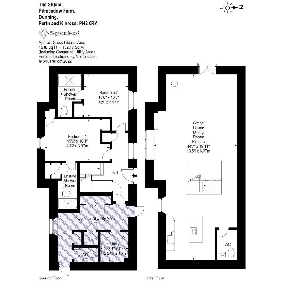 The Studio At Pitmeadow Farm Dunning 외부 사진